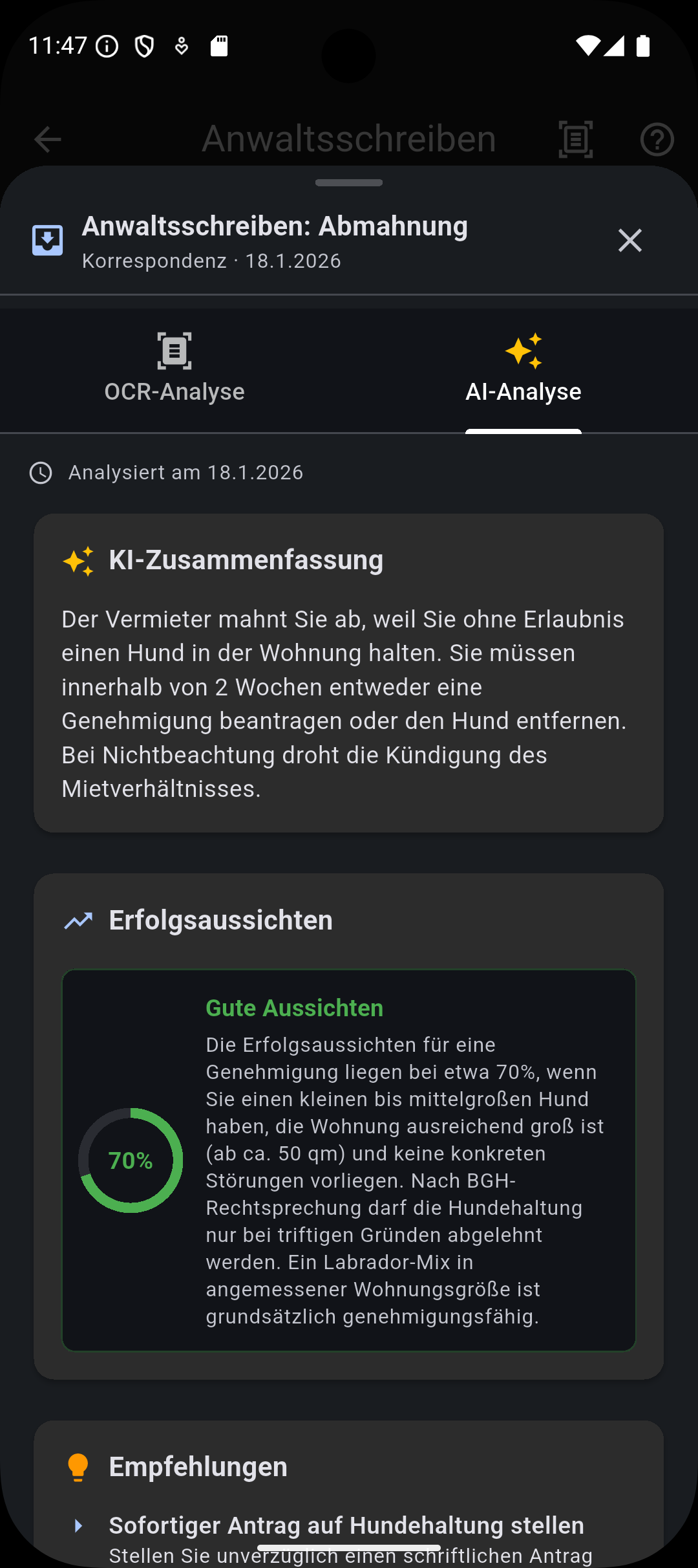 Anwaltsschreiben Screenshot 4