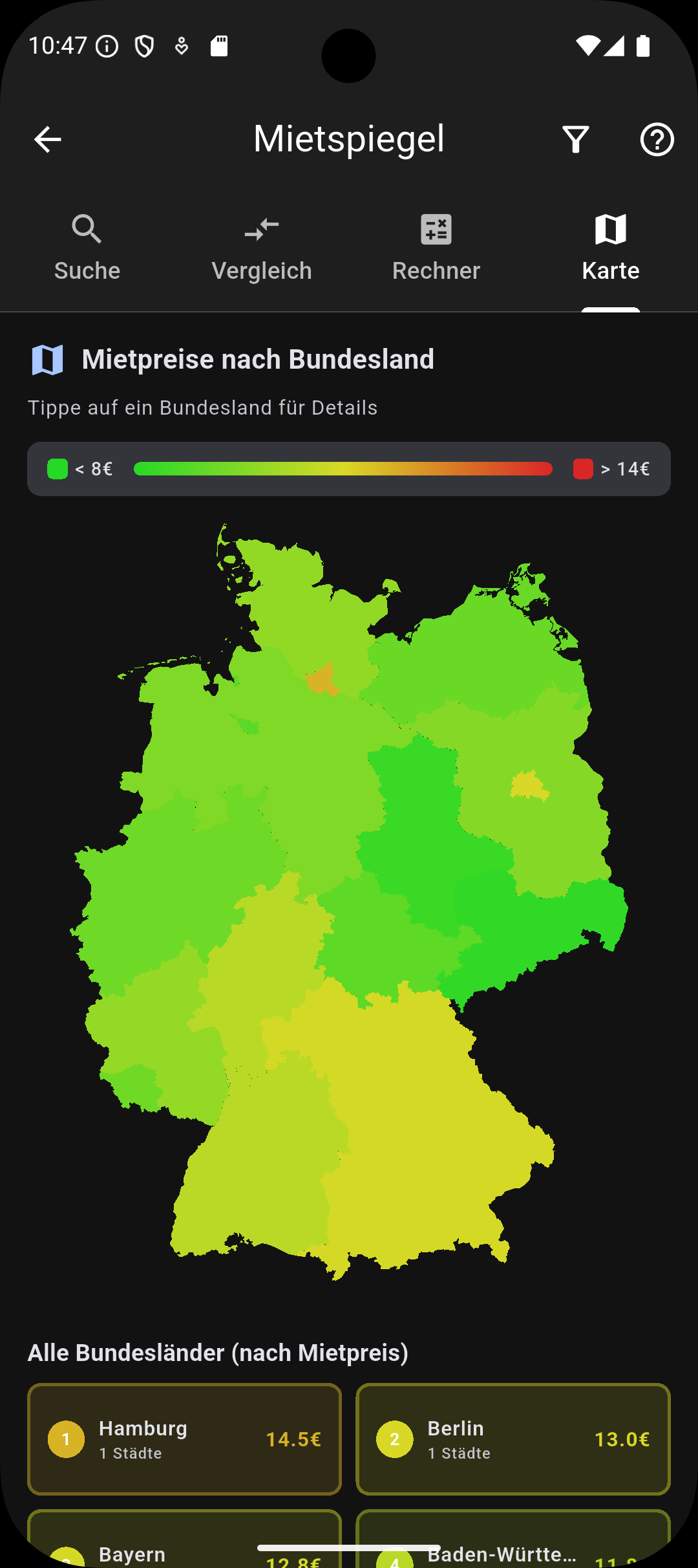 Mietspiegel-Check Screenshot 2