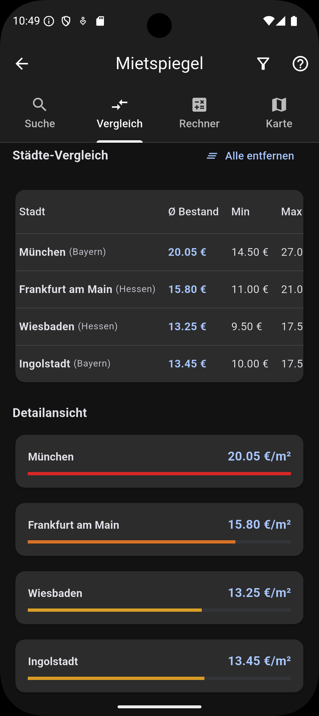 Mietspiegel-Check Screenshot 4