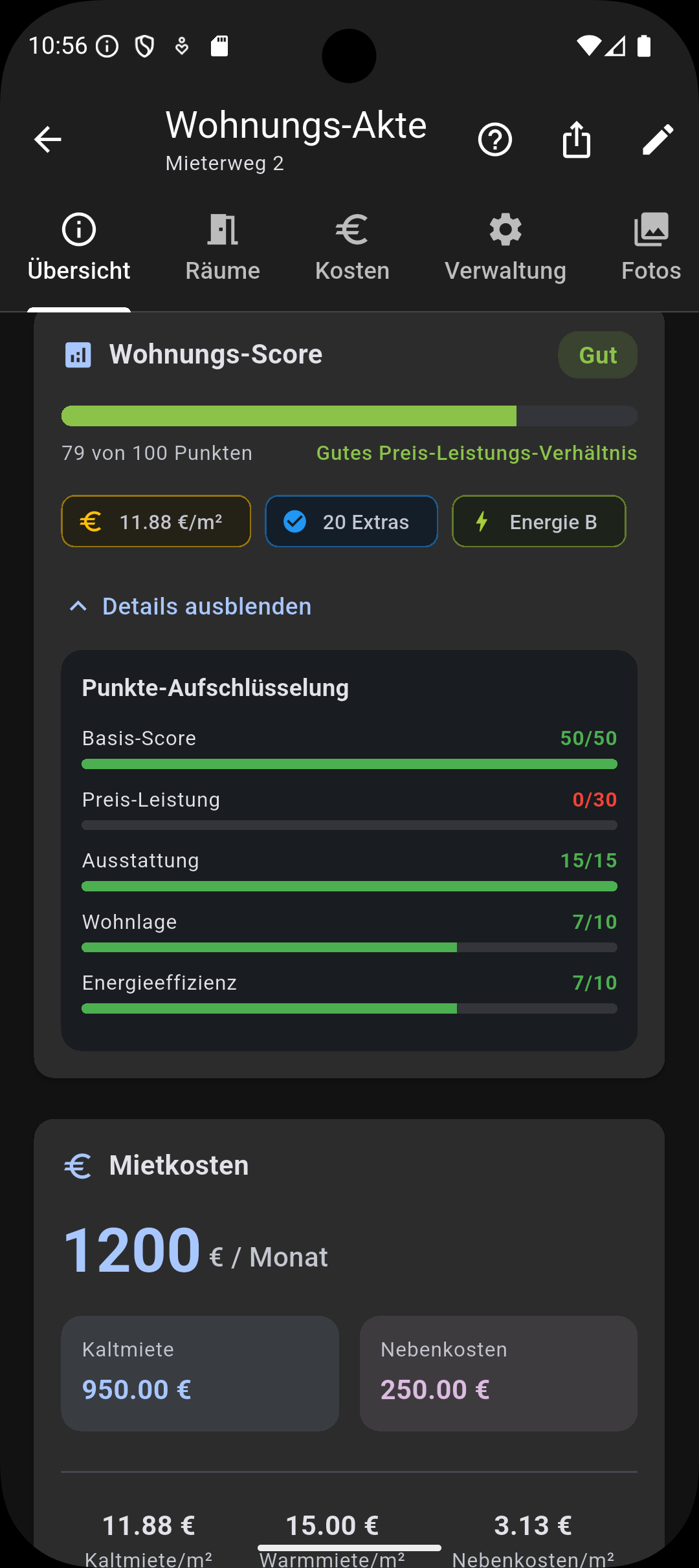 Wohnungs-Akte Screenshot 1