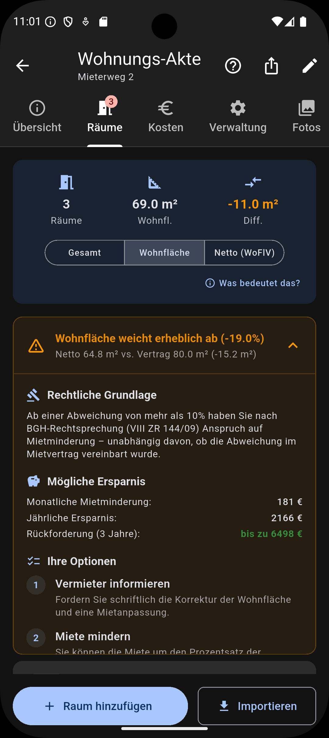 Wohnungs-Akte Screenshot 3